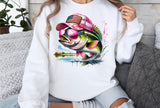 American Girl Bass Fish | Fishing PNG Print File