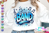 Band Airbrushed | PNG File