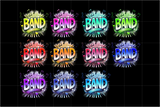 Band Airbrushed | PNG File