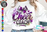 Sequin Cheer Coach | PNG Sublimation File