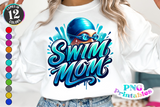 Swim Mom | PNG File