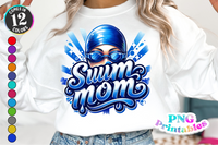 Swim Mom | PNG File