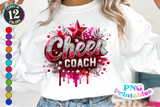 Sequin Cheer Coach | PNG Sublimation File