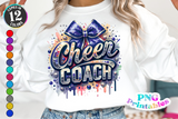 Sequin Cheer Coach | PNG Sublimation File