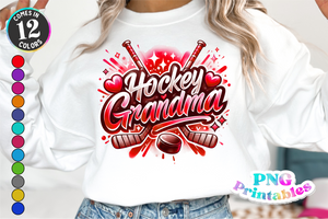 Hockey Grandma | PNG Sublimation File