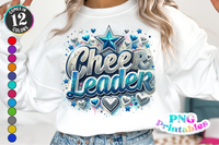 Sequin Cheerleader | PNG Sublimation File