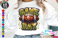 Game Day Football | PNG Sublimation File