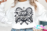 Tennis Mom Airbrushed | PNG File