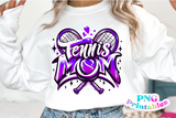 Tennis Mom Airbrushed | PNG File