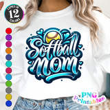 Softball Mom | PNG File