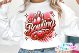 Airbrushed Bowling | PNG Sublimation File