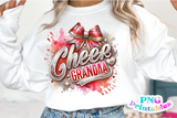 Sequin Cheer Grandma | PNG Sublimation File