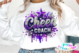 Sequin Cheer Coach | PNG Sublimation File