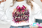 Sequin Cheer Coach | PNG Sublimation File