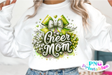 Sequin Cheer Mom | PNG Sublimation File