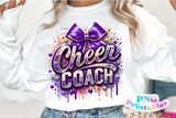 Sequin Cheer Coach | PNG Sublimation File