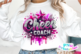 Sequin Cheer Coach | PNG Sublimation File