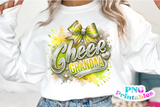 Sequin Cheer Grandma | PNG Sublimation File