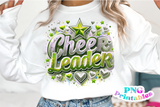 Sequin Cheerleader | PNG Sublimation File