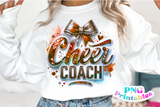 Sequin Cheer Coach | PNG Sublimation File