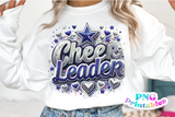 Sequin Cheerleader | PNG Sublimation File