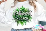 Sequin Cheer Coach | PNG Sublimation File