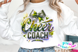 Sequin Cheer Coach | PNG Sublimation File