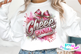 Sequin Cheer Grandma | PNG Sublimation File