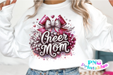 Sequin Cheer Mom | PNG Sublimation File