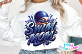 Swim Mom | PNG File