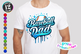 Baseball Dad Airbrushed | PNG Sublimation File