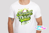 Baseball Dad Airbrushed | PNG Sublimation File