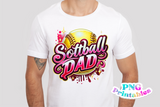 Softball Dad Airbrushed | PNG File