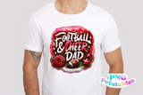 Football and Cheer Dad | PNG Sublimation File