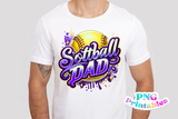 Softball Dad Airbrushed | PNG File