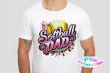 Softball Dad Airbrushed | PNG File