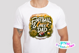 Football and Cheer Dad | PNG Sublimation File