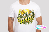 Softball Dad Airbrushed | PNG File