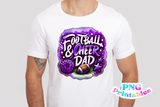 Football and Cheer Dad | PNG Sublimation File