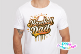 Baseball Dad Airbrushed | PNG Sublimation File