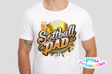 Softball Dad Airbrushed | PNG File