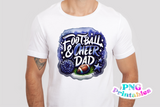 Football and Cheer Dad | PNG Sublimation File