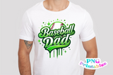 Baseball Dad Airbrushed | PNG Sublimation File