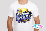 Softball Dad Airbrushed | PNG File