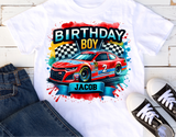 Race Car Birthday | PNG Print File