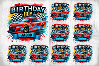 Race Car Birthday | PNG Print File