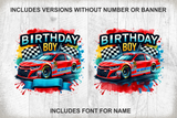 Race Car Birthday | PNG Print File