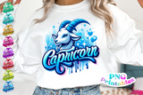 Capricorn Airbrushed | Zodiac PNG File