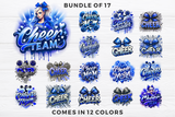 Airbrushed Cheer PNG Bundle 1