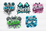 Airbrushed Cheer PNG Bundle 1